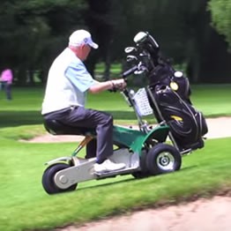 electric ride on golf buggy